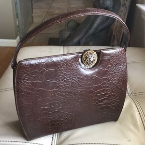 Vintage brown leather bag